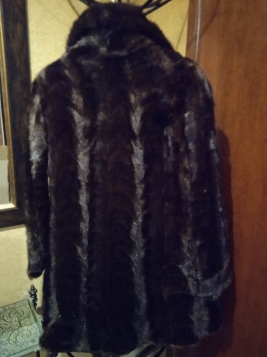 Норковое пальто,стильное