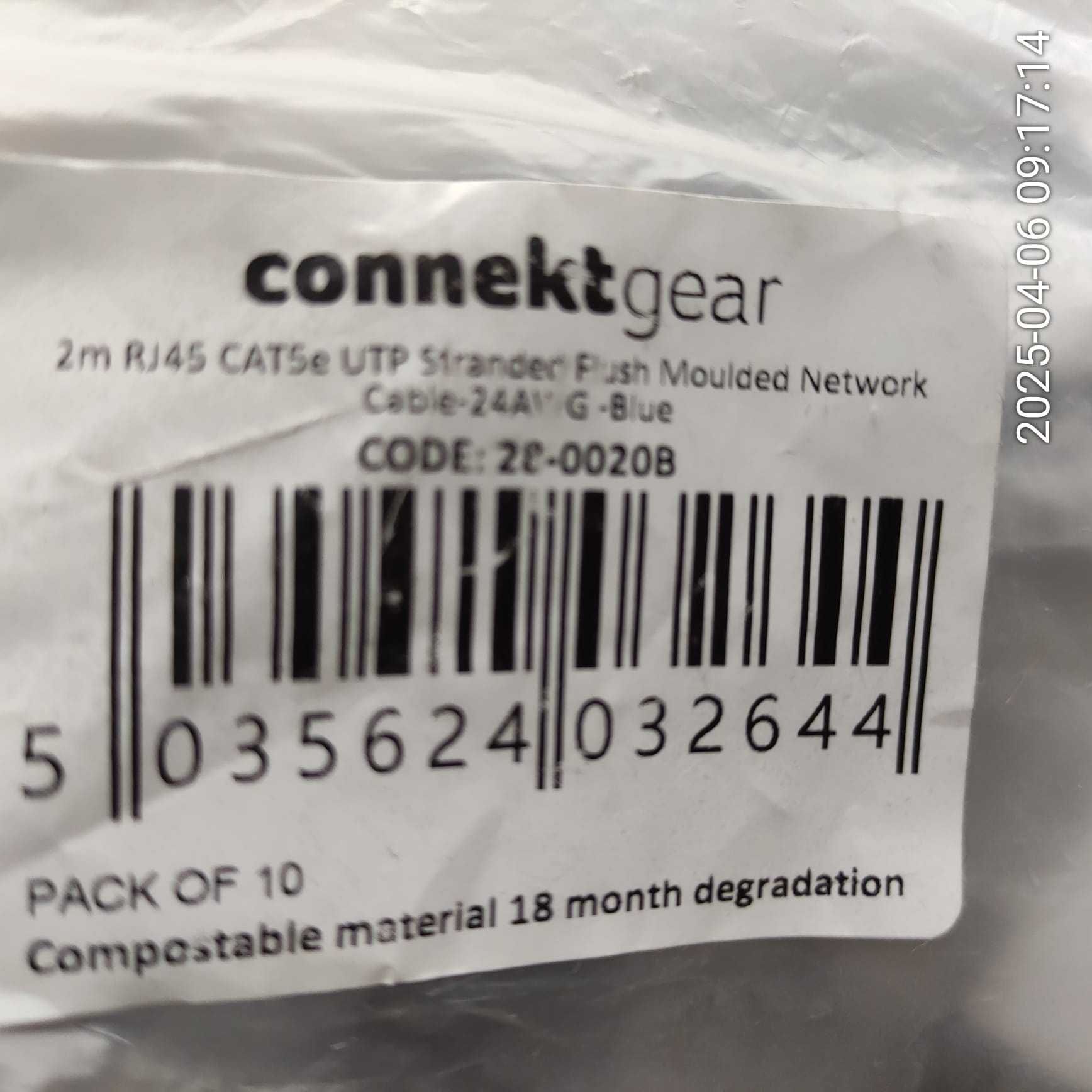 Kabel sieciowy skrętka patchcord Ethernet Rj45 od 2mb  ilość: 80 SZTUK