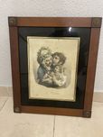 Quadro com moldura 50x40 em bom estado “le printemp”