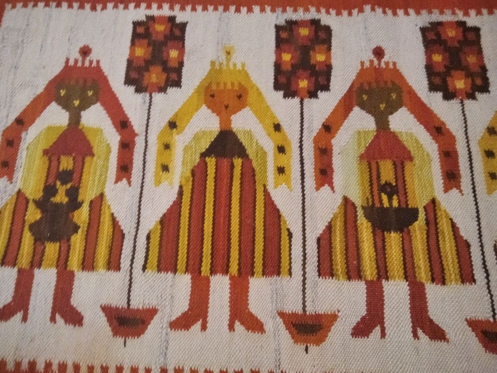 Kilim wełniany M. Domańskiej