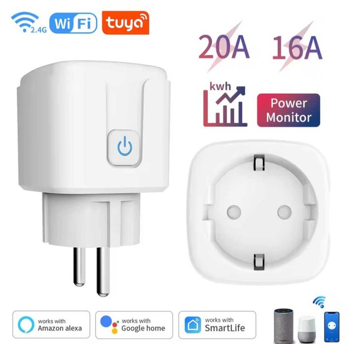 Защитное реле DIN рейки 40А Wifi 63А и tuya разетки