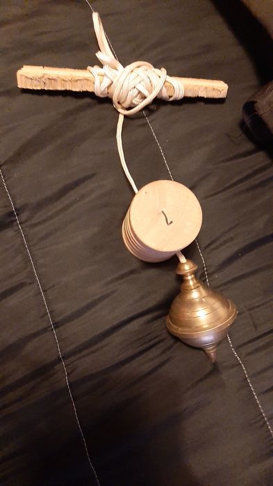 Prumo de latão novo