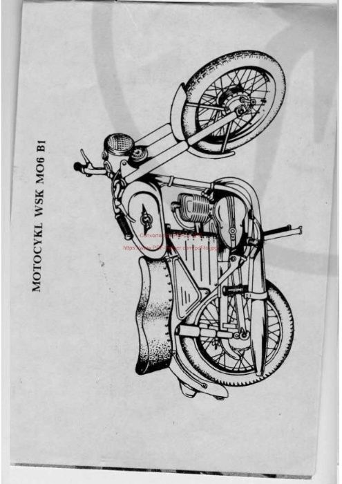 katalog części motocykla WSK M06B1