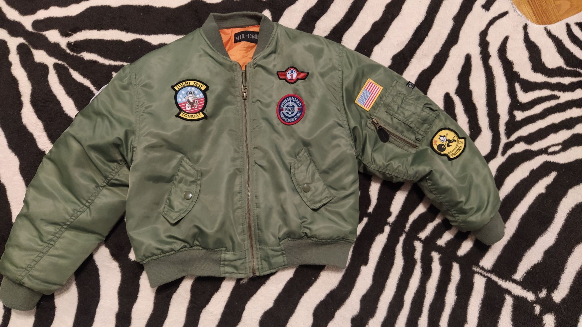 Бомпер куртка авіація 8-10 років США