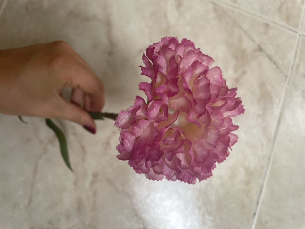 Conjunto de 5 flores cor de rosa