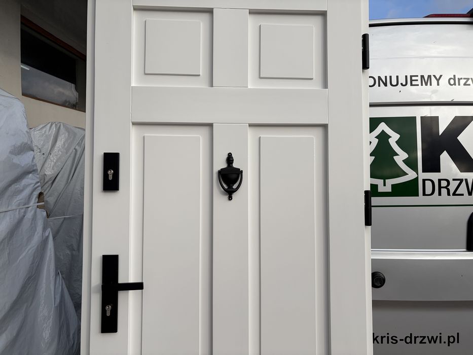 Drzwi zewnętrzne OD RĘKI drewniane nietypowe na wymiar.  CAŁA POLSKA
