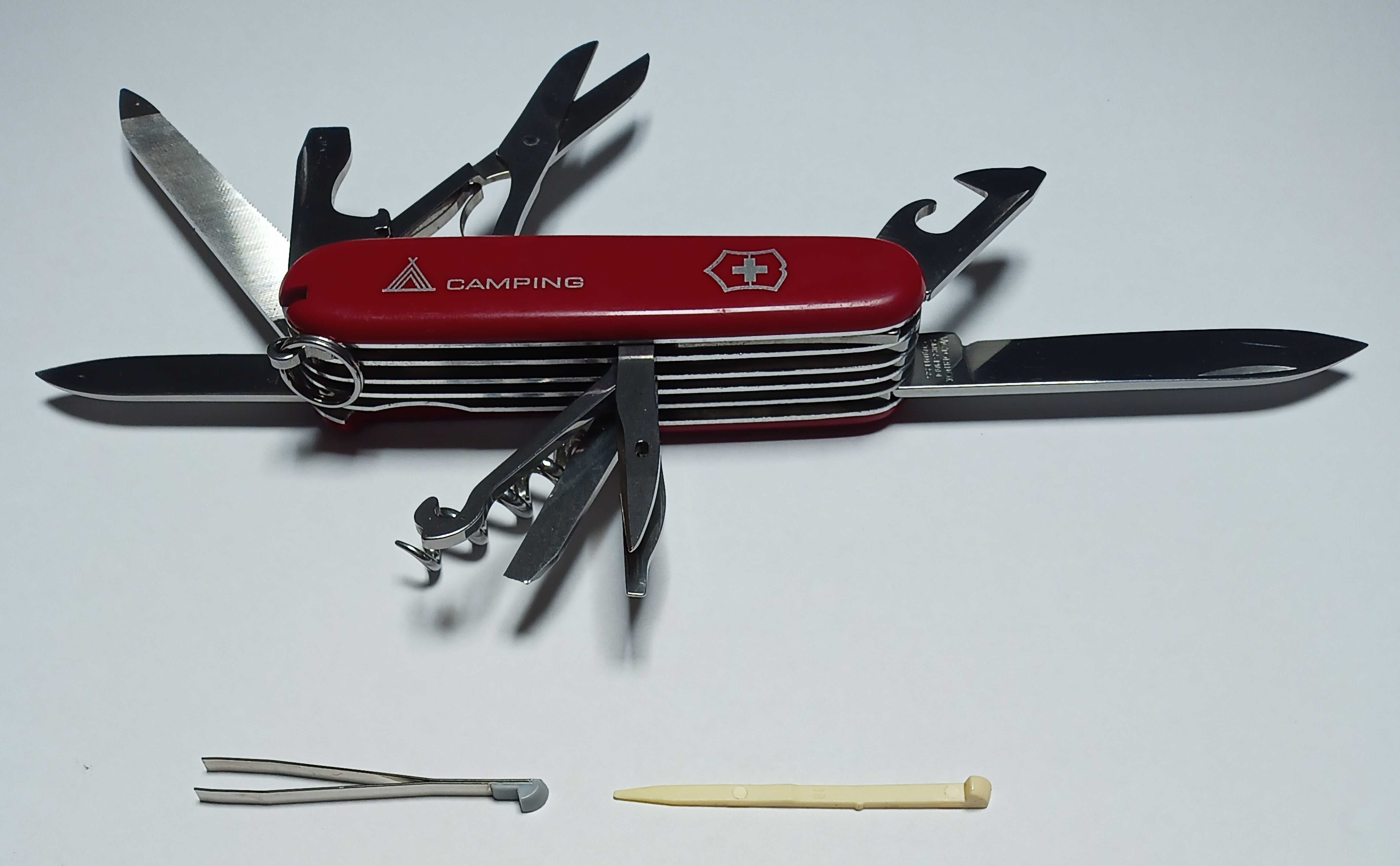 Szwajcarski scyzoryk Victorinox Camping SWISS MADE 17-częściowy