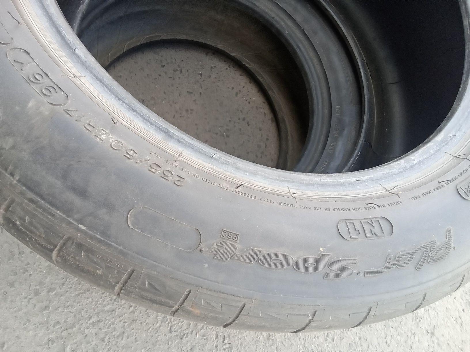 Michelin Pilot Sport 1 - 235/50 ZR 17Y- 1шт розпаровка.