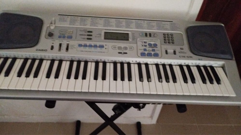 Piano Casio com Suporte