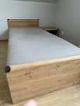 Łóżko 90x200 + stolik nocny