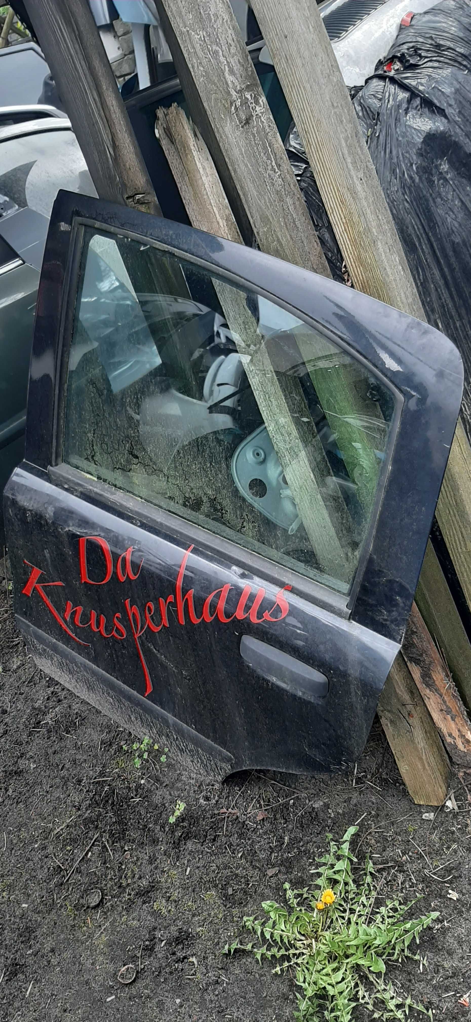 drzwi lewy tył panda czarne