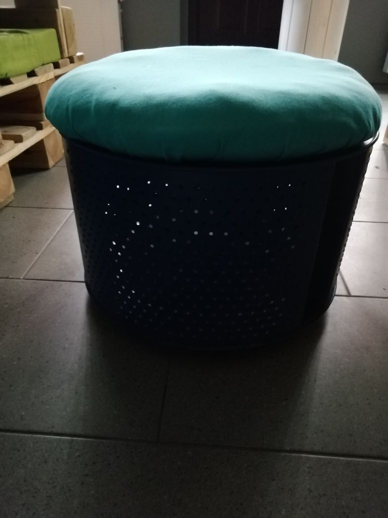 Pufy z bębnów modne i wygodne