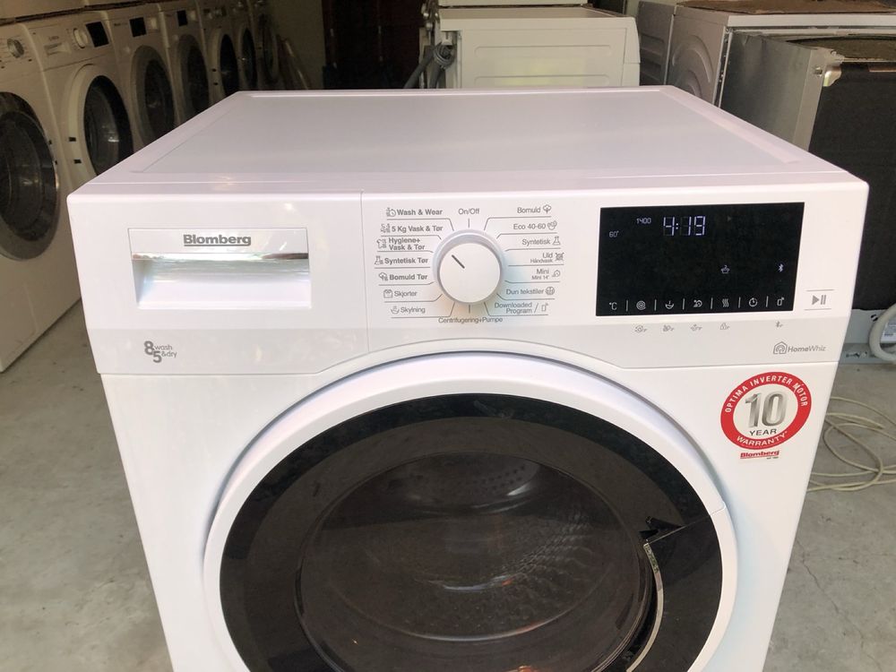 2 в 1 пральна сушильна машина Blomberg BED384W2 8/5 кг 2023 рік.