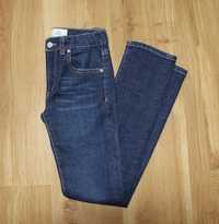 levis levi's spodnie rurki jeansy jeans granatowe 12 xs s 34 36