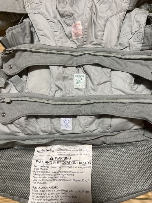 Ергорюкзак від народження до 20 кг