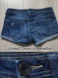Spodenki szorty jeans dżins United Colors of Benetton