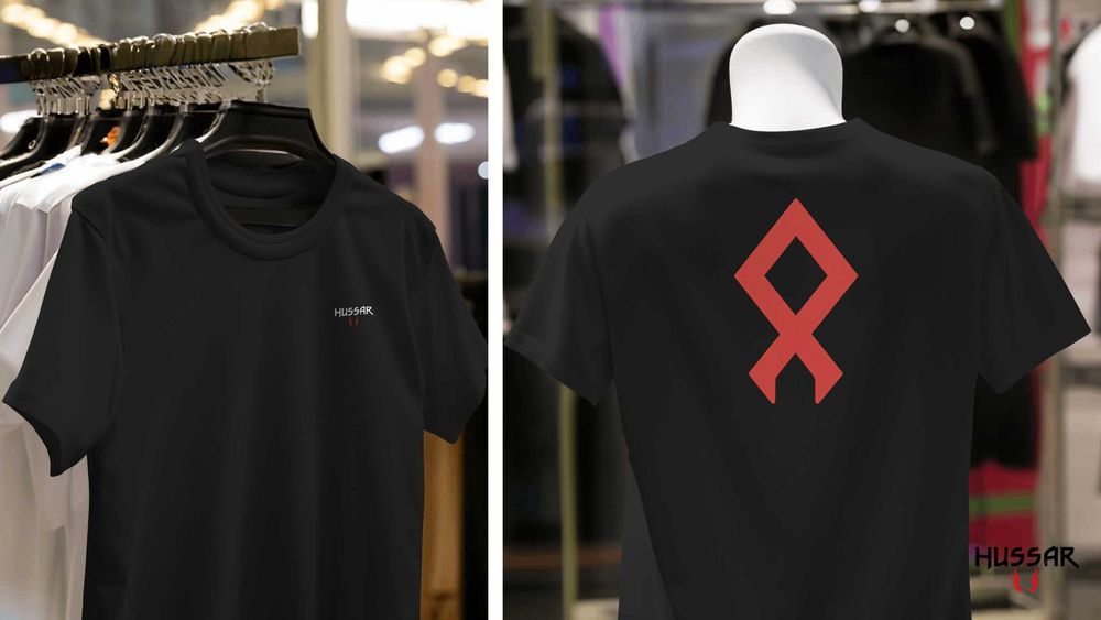 Koszulka HUSSAR – nordycki symbol | bawełna 100% | promocja 3+1 gratis