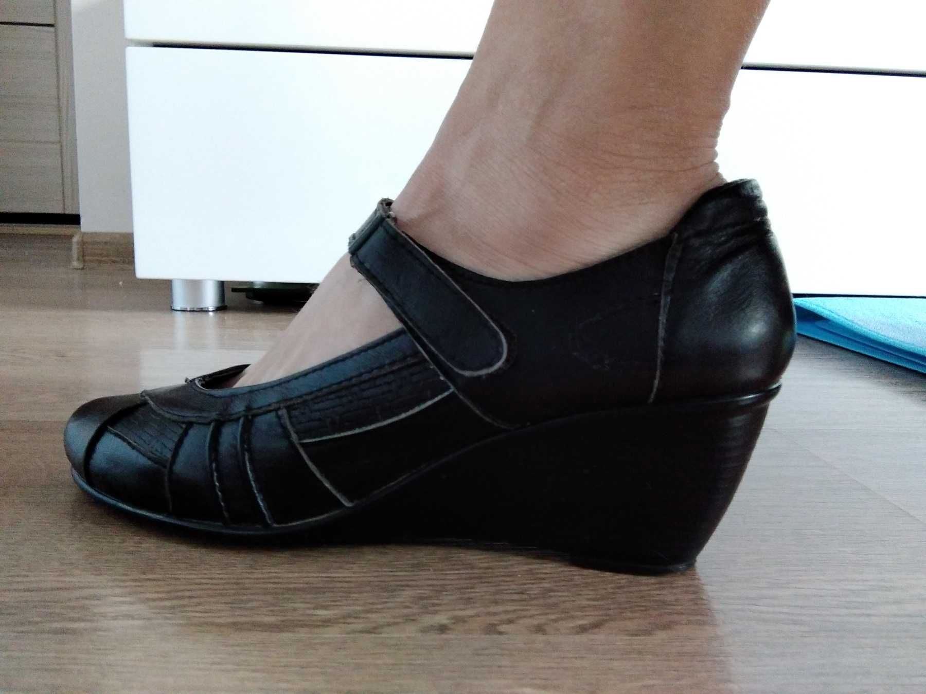 женские кожаные туфли 38 р 25 см