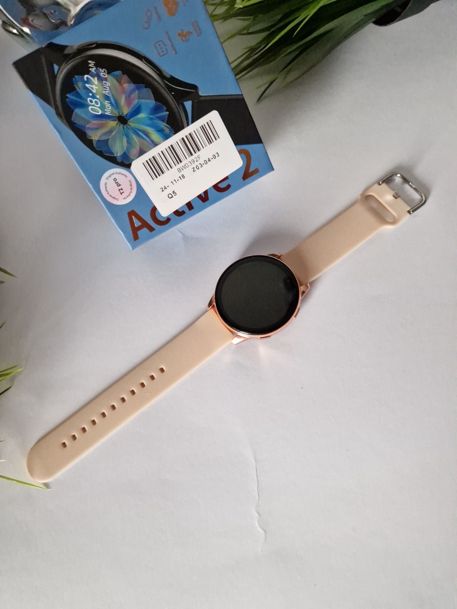 Smartwatch komplet nowy okrągły