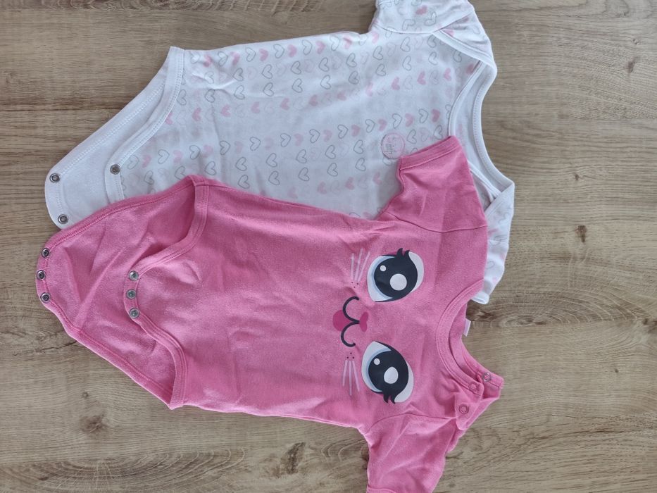 Body dziewczęce z krótkim rękawem rozmiar 86 Cool Club