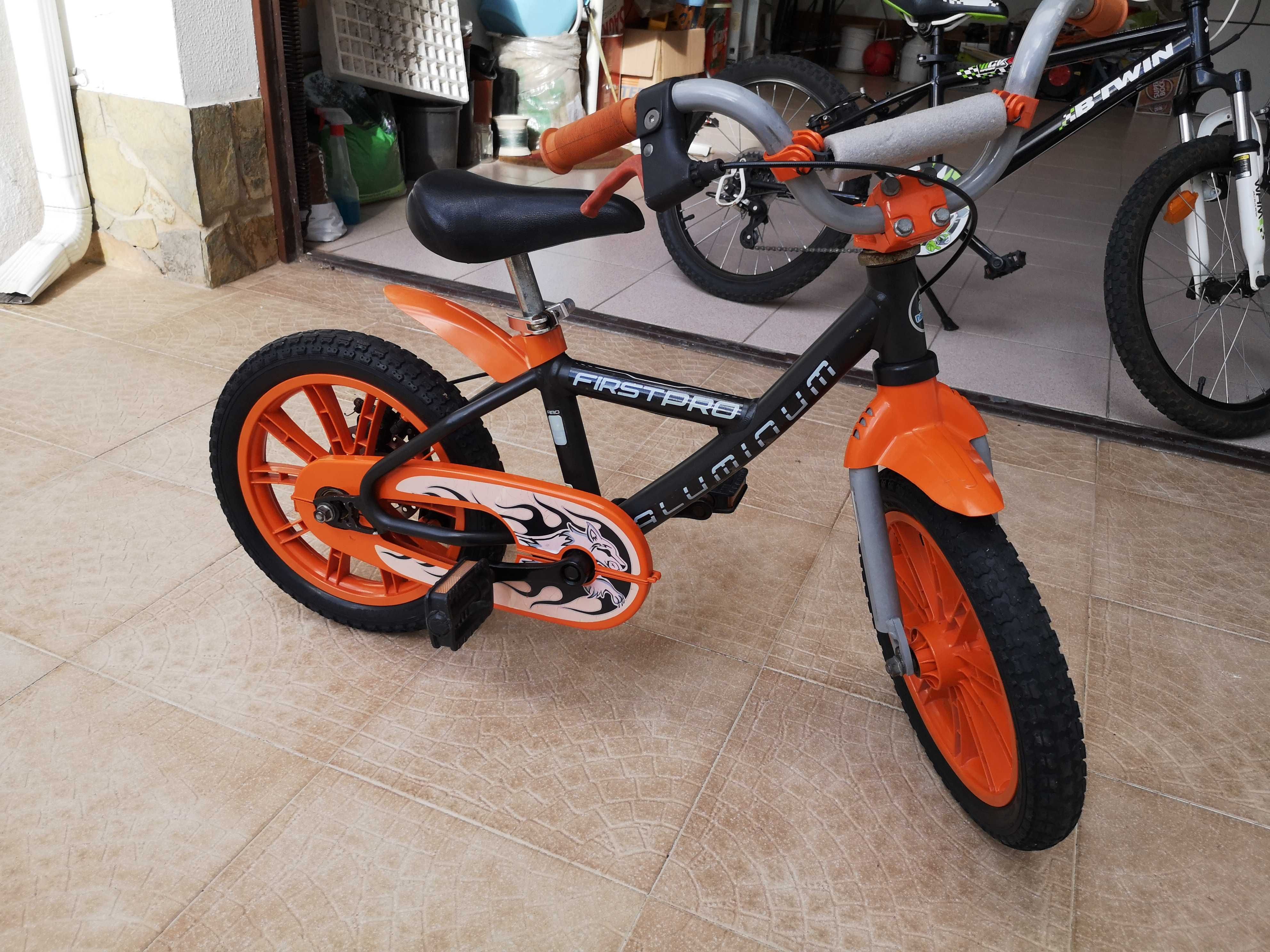 Bicicleta de criança infantil ALUMÍNIO/ travão a DISCO