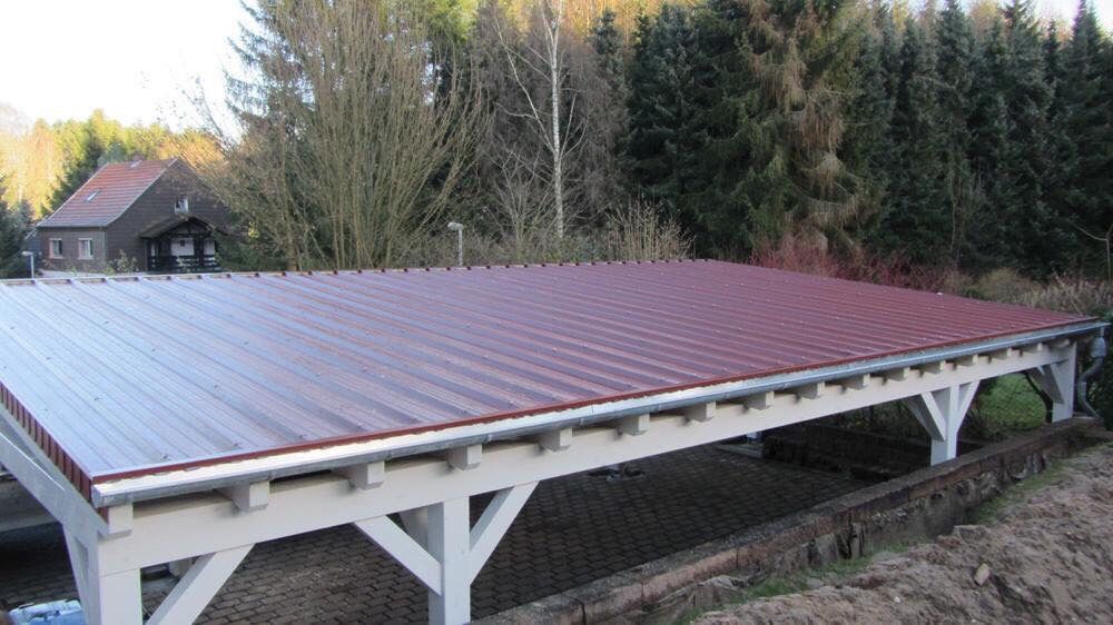 Wiata garażowa CARPORT 4 samochody 12x6m Solar Panele Fotowoltaiczne