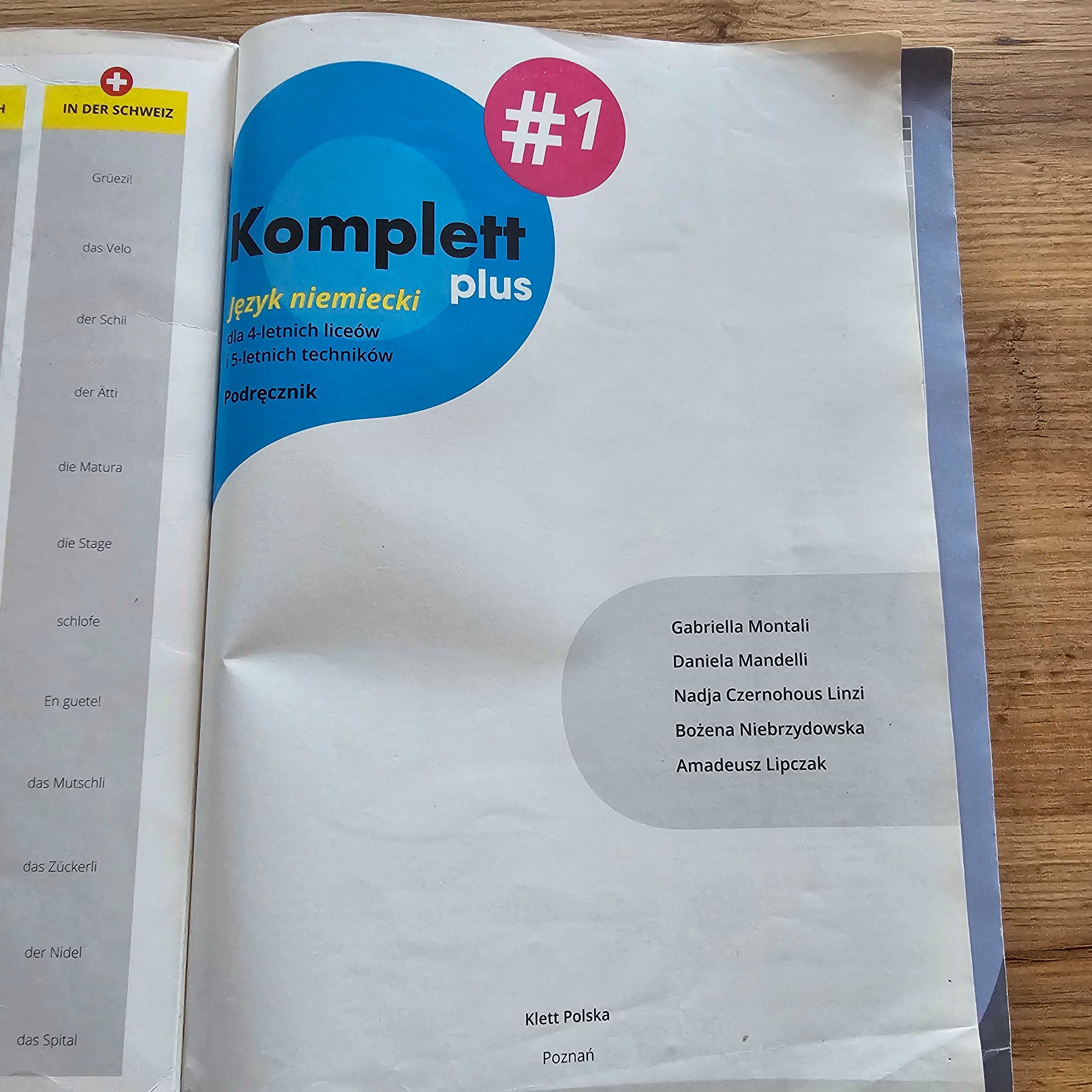 Komplett plus 1 język niemiecki podręcznik