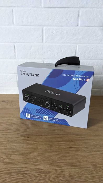 Аудіоінтерфейс Fifine AmpliTank AMPLI 3 — новий