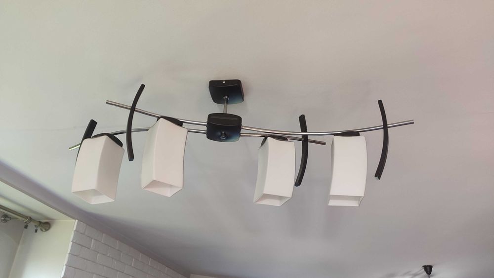 Zestaw oświetleniowy lampa, żyrandol, kinkiety Luminex Ares