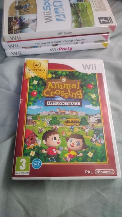 Animal crossing + Wii sports portes incluídos