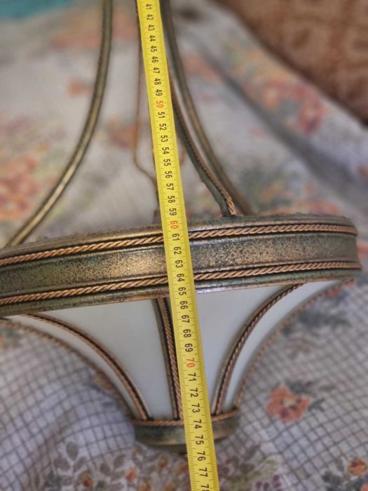 Żyrandol mosiężny