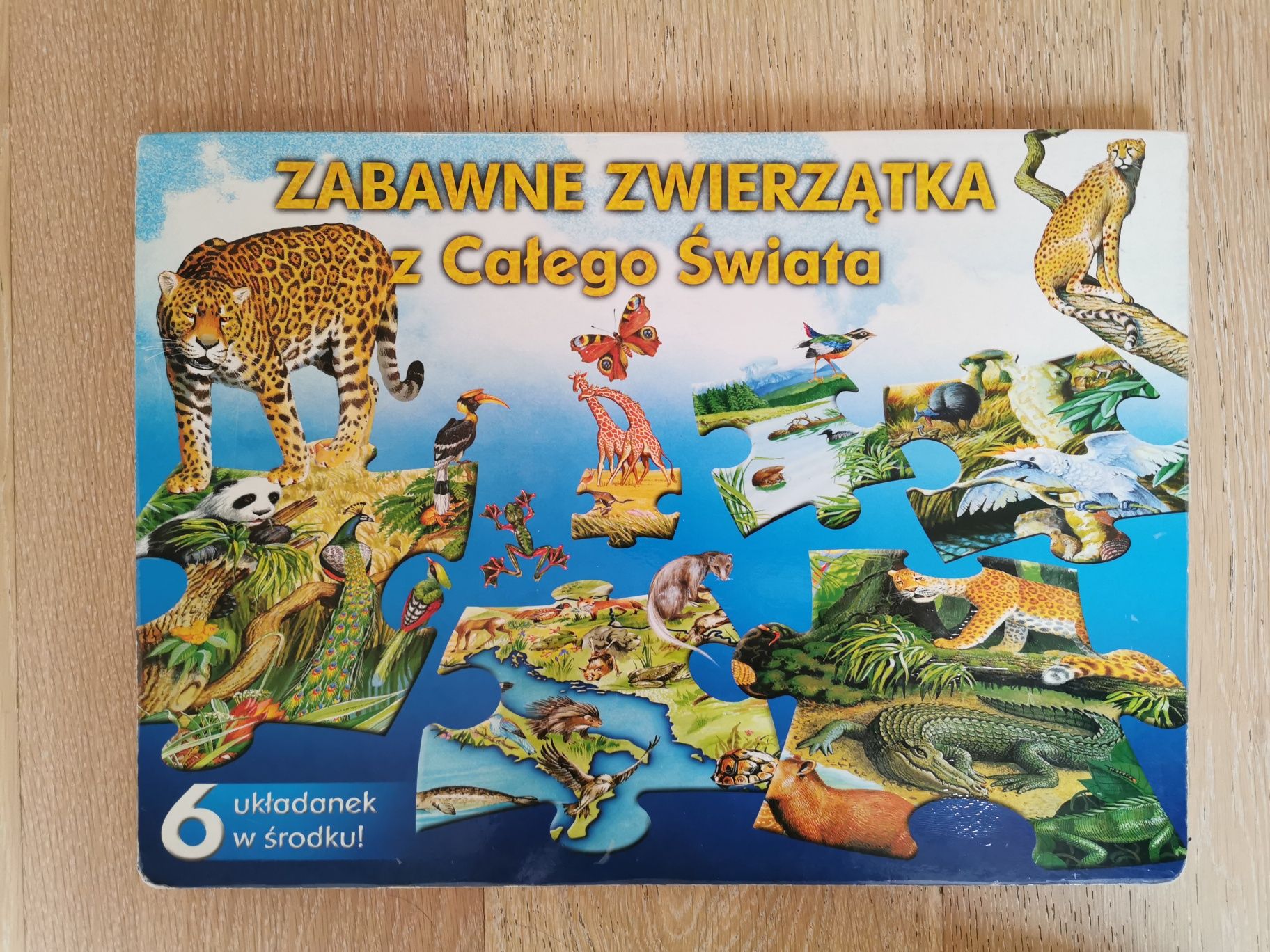 Puzzle edukacyjne zwierzęta