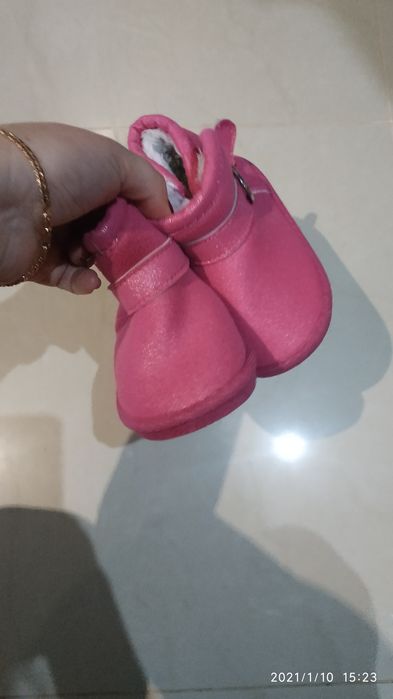 Зимови ботинки розовые