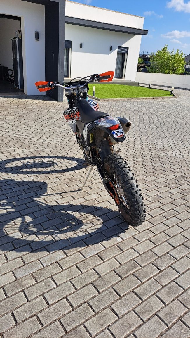 KTM 450 EXC-R matriculada 2010 jantes supermotard averbadas