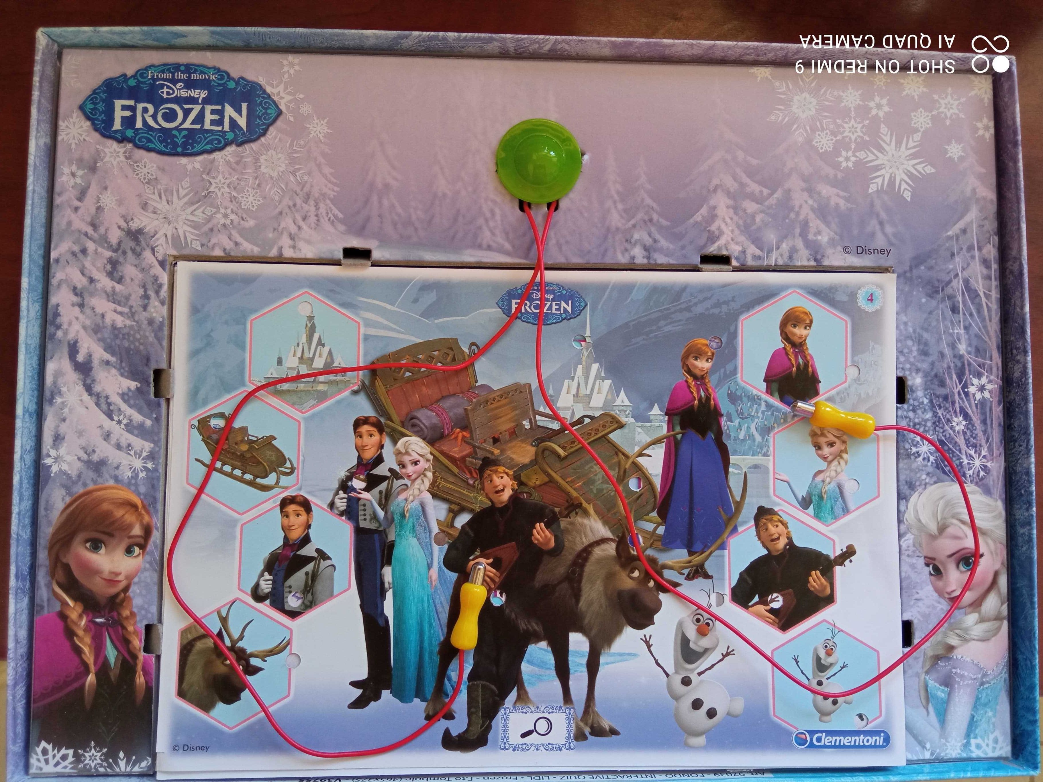 Quiz interaktywny puzzle Kraina lodu Frozen 4-6 lat