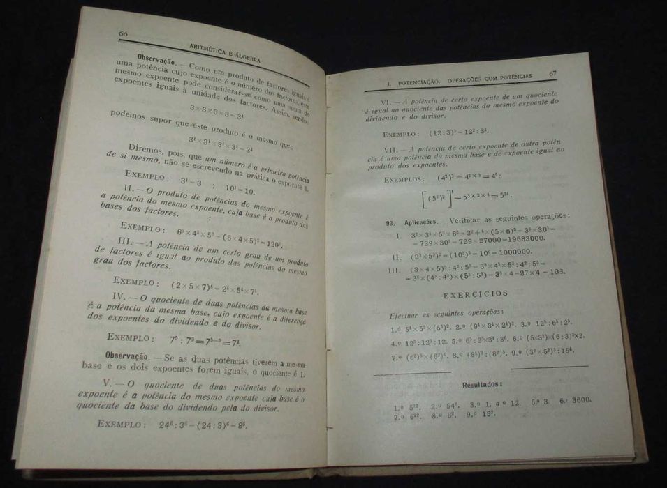 Livro Aritmética e Álgebra Francisco Ferreira Neves