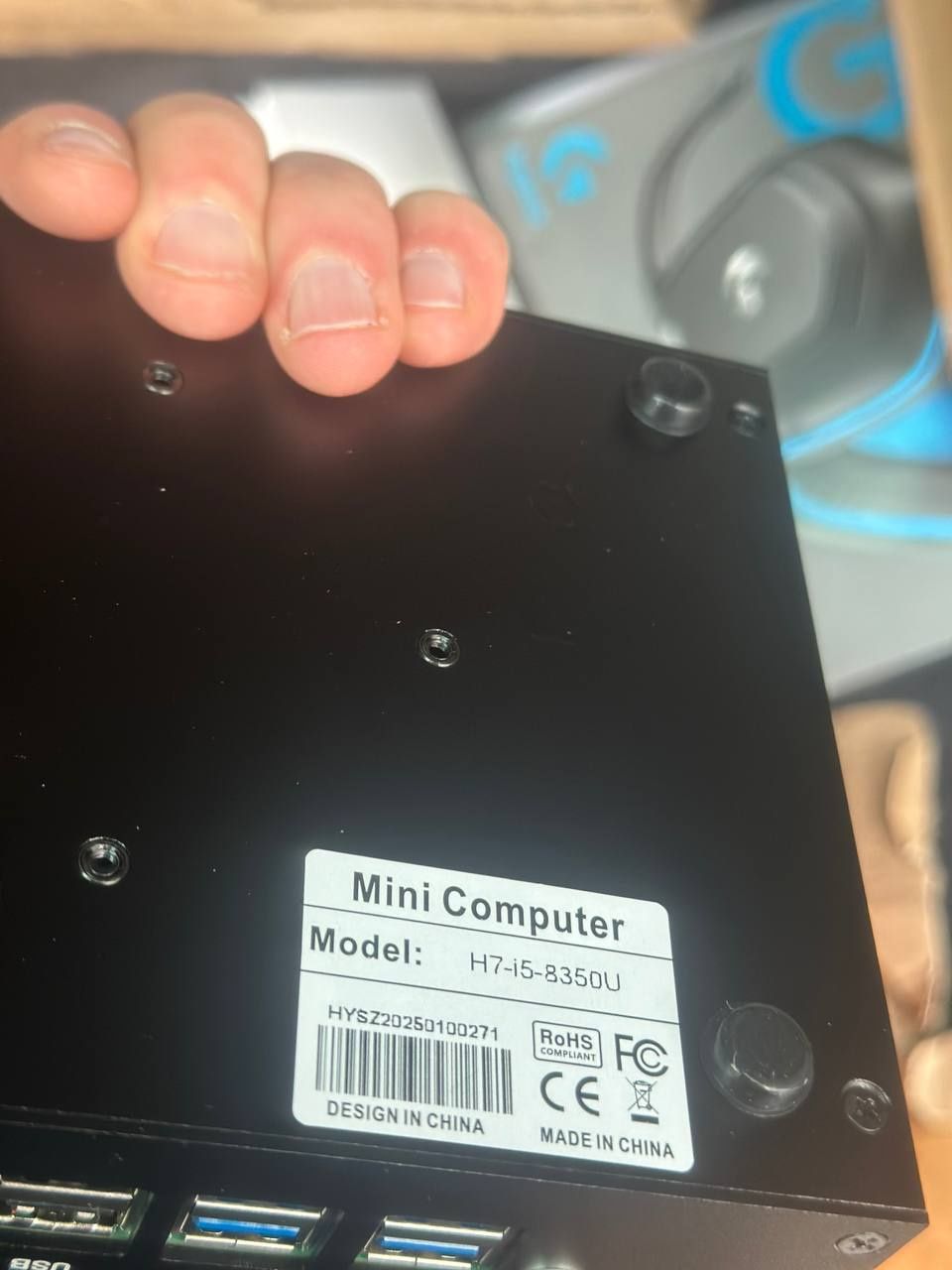 VENOEN WIN11 Pro Mini PC bez wentylatora i5, komputer przemysłowy Core