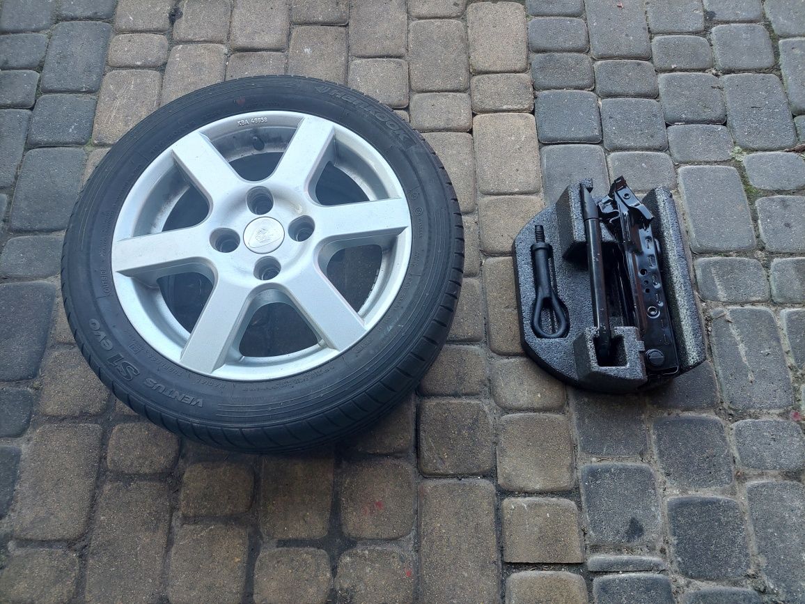 Koło zapasowe 6J×15H2 ET44 Styropian lewarek klucz hak Ford fiesta mk7