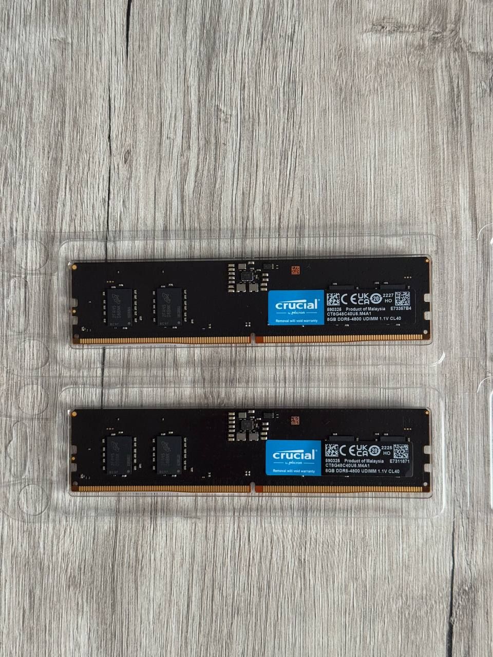 Оперативна памʼять Crucial DDR5 DIMM 8GB 4800 MHz CL40 (CT8G48C40U5)