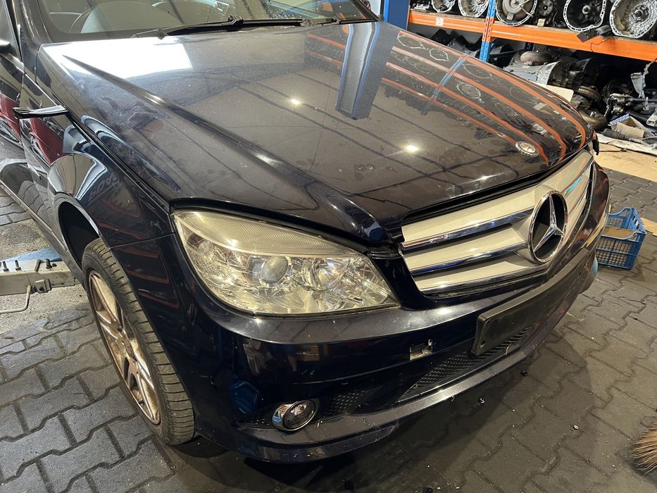 Mercedes C w204 Przód Kompletny Maska Zderzak Błotnik Lampa