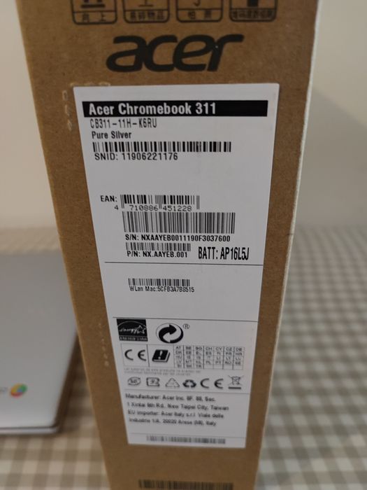 Acer aspire 311  portátil android