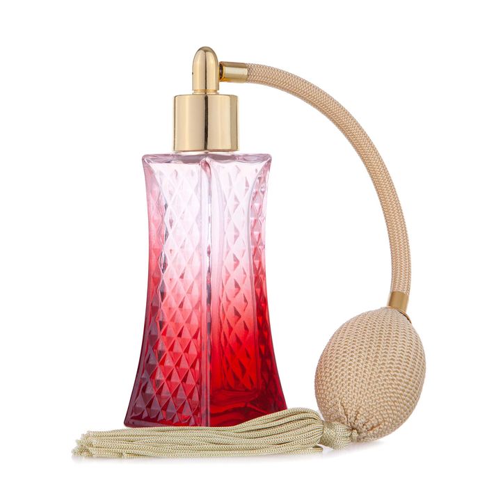 Butelka Flakon na perfumy z pompką - 30 ml! CZERWONA!