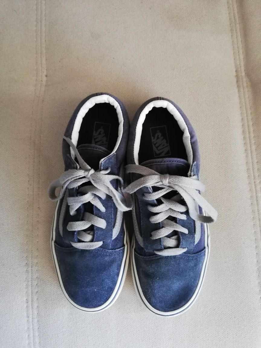 Vans Originais - Azul/branco/cinzento