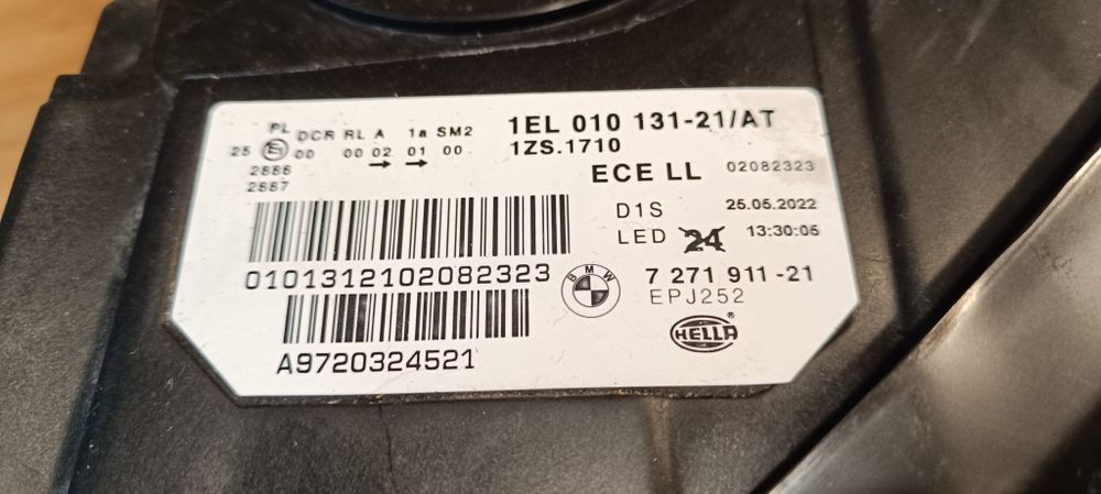 Lampa przednia BMW 5 F10/F11 Bi-Xenon