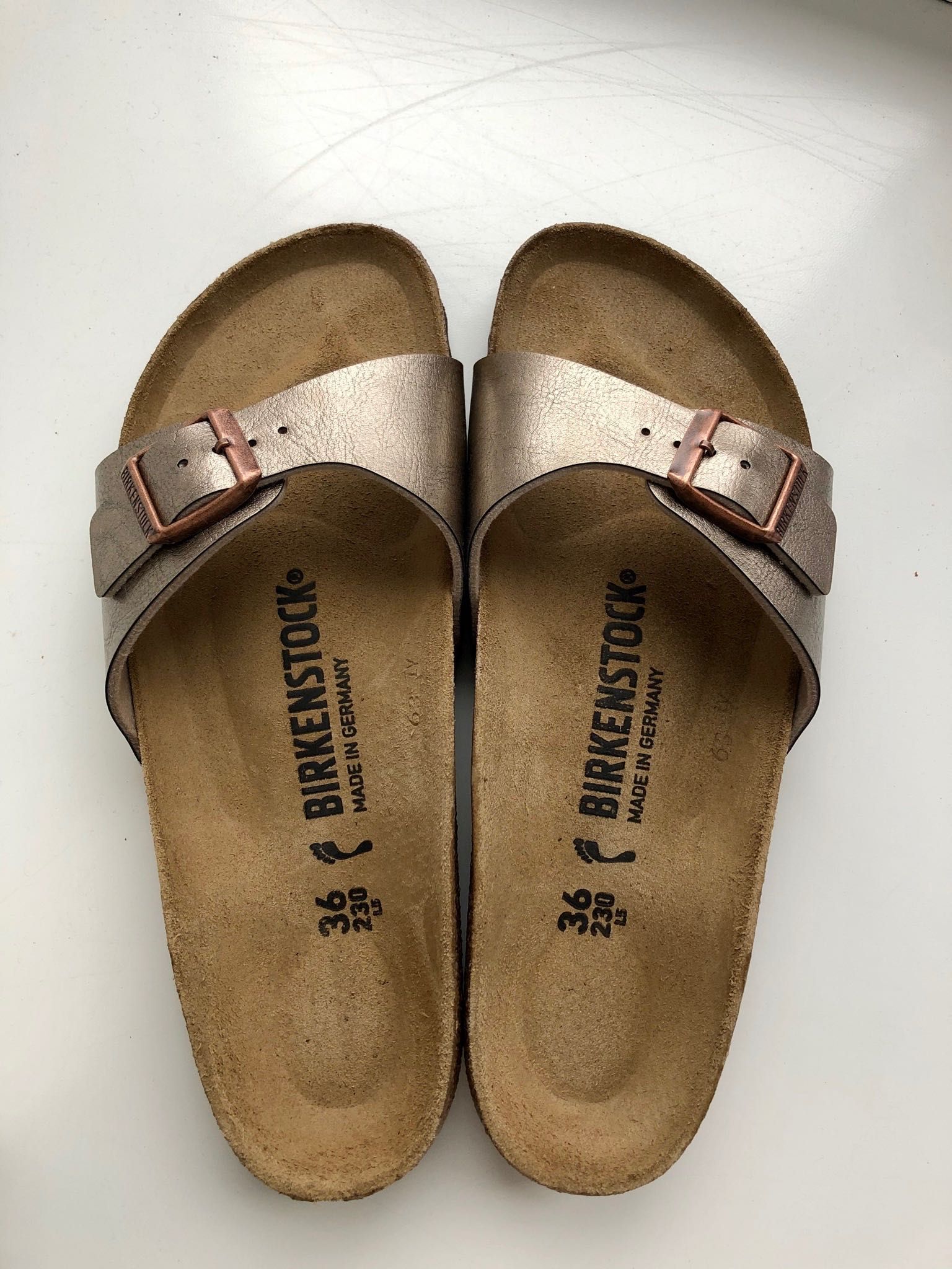 Шкіряні шльопанці Birkenstock