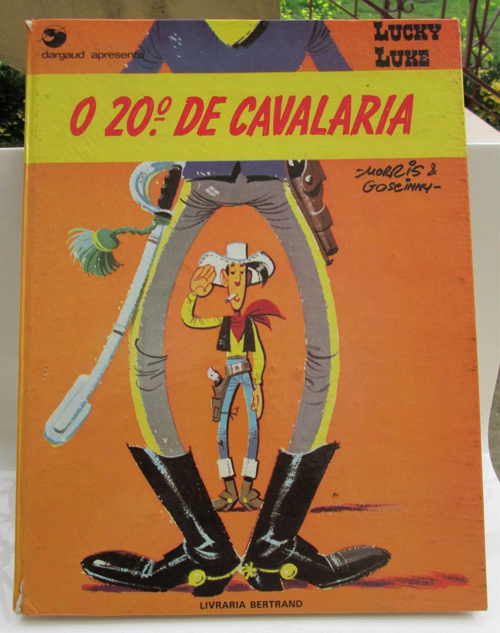 Livro Lucky Luke, O 20º de cavalaria 1975