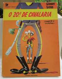 Livro Lucky Luke, O 20º de cavalaria 1975