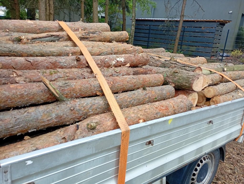 Drewno opałowe sosnowe s4 Transport Suche