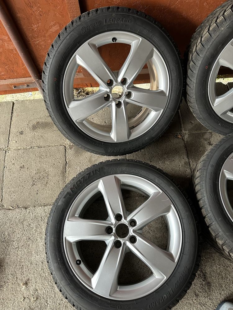 Felgi Audi 5x112 18” opony zimowe