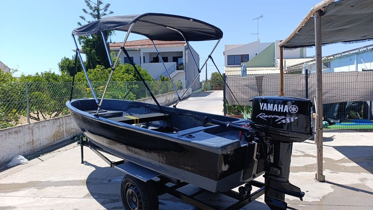 Barco de recreio kit completo pronto a andar